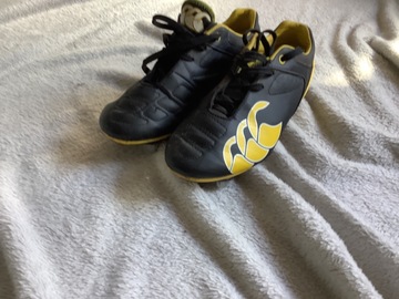 FREE: Canterbury rugby boots size 4 
