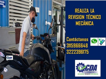 Servicios : Revisión técnico mecánica para motos