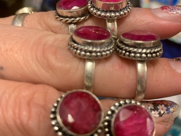 Buy Now: Mined from the earth Burma3-5c rubies and 925 sterling silver