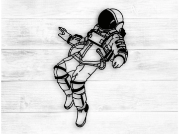 Sale retail: Décoration murale Astronaute