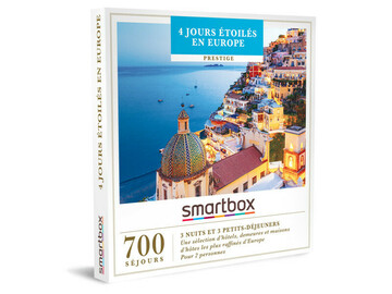 Vente: Coffret Smartbox "4 jours étoilés en Europe" (449,90€)