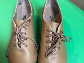 Selling A Singular Item: Tan Tap Shoes-Size 7 (Never Worn)