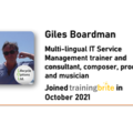 Instructor: Giles Boardman (IT Service Management)
