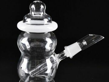  : 4" Mini Baby Bottle Water Pipe - Oil Rig