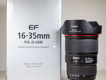 For Rent: Canon EF 16-35mm f/4L Lens