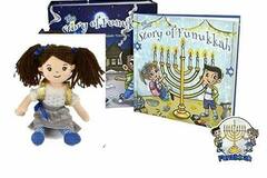 Bulk Lot (Liquidation & Wholesale): Hanukkah Tradition The Story Of Funukkah Girl Plush Doll And Book