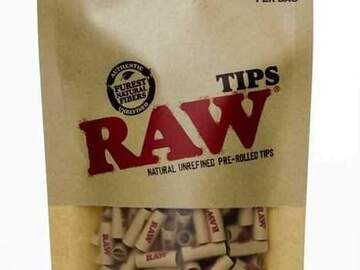 Post Now: Raw Rolling paper pre-rolled filter tips 200