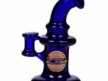  : On Point Glass Mini Rig Carb Cap - Blue