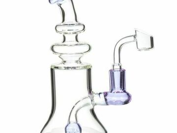  : The Clarity Bong - 8” High Quality Water Pipe with Ball Shaped Pe