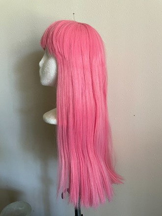 Long Pink Wig