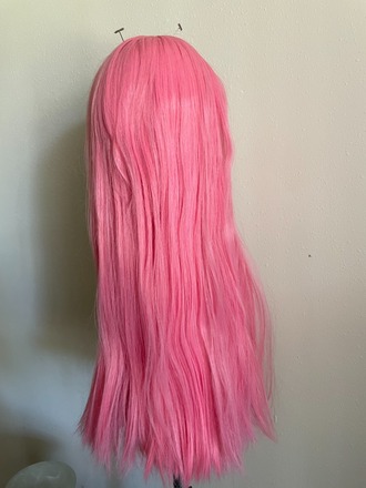 Long Pink Wig