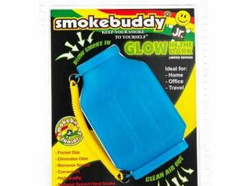 Post Now: Blue Glow in The Dark Smokebuddy Junior Personal Air Filter