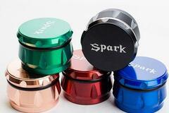  : Spark 4 parts color herb grinder