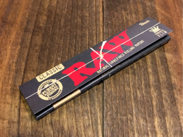 Post Now: Raw Black King Size Papers