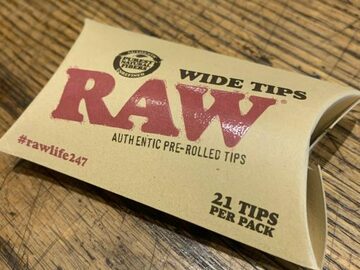 Post Now: RAW Wide Pre Rolled Tips 21pk
