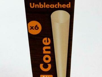 Post Now: OCB Pre-rolled Cone Virgin Unbleached Rolling Paper 1 1/4 1 Pack