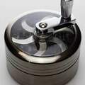  : 3 parts aluminium herb grinder with handle