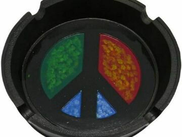 Post Now: Peace Out - Four Holder Peace Symbol Ashtray
