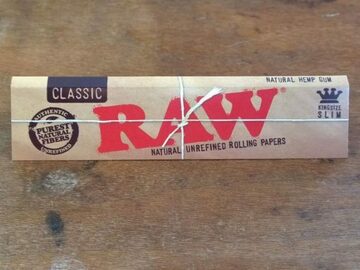 Post Now: RAW Classic King Size Hemp Rolling Papers