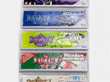  : Juicy Jay's Superfine flavored hemp Rolling Papers-2 packs