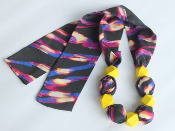  : Silk Scarf Necklace 