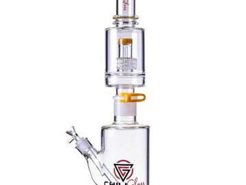  : Chill Glass 20" Bong with Multi Percs with a Downstem and Bowl - 