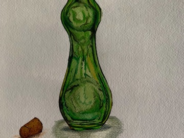 Sell Artworks: Green glass