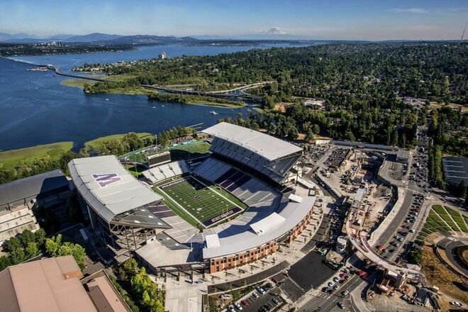 Seattle WA, Eisenhower Heights. Husky Student Parking Space # 1