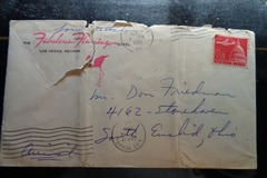 VIP Member: 1966 letter from Louie at the Flamingo in Las Vegas
