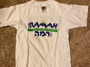 Selling A Singular Item: Ramah Poconos 2001 Youth Medium t-shirt