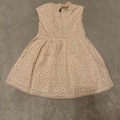 FREE: Cream Dress with Silk Style Bow on Back - Age 6