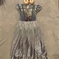 FREE: Scary Bride Skeleton Dress - Age 9-10