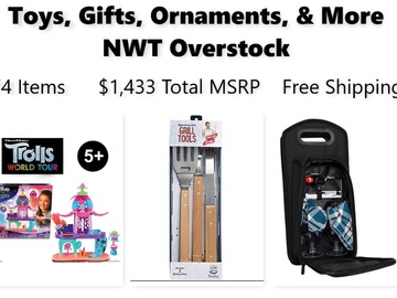 Buy Now: Toys, Gifts, Ornaments & More, NWT Overstock, Free Shipping!