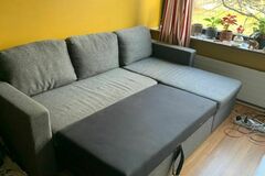 Myydään: Sofa bed with storage box