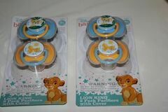 Comprar ahora: 20X Disney Baby Lion King Simba 2-pack Pacifiers w/cover NEW