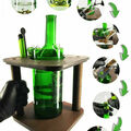  : Bong gravity glass system with wood holder