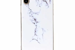 Buy Now: iPhone X- White and Purple Marble Pattern Case- Slim Fit- Retail 