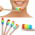 Comprar ahora: 115 Pieces Eco-Friendly Natural Bamboo Rainbow Toothbrushes