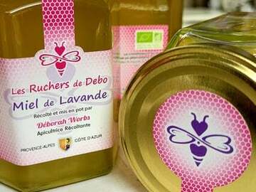 Les miels : Miel de Lavande Bio - LES RUCHERS DE DEBO