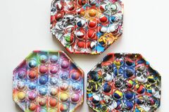 Liquidation/Wholesale Lot: 30 Piece Colorful Bubble Toys Finger Pressure Toys
