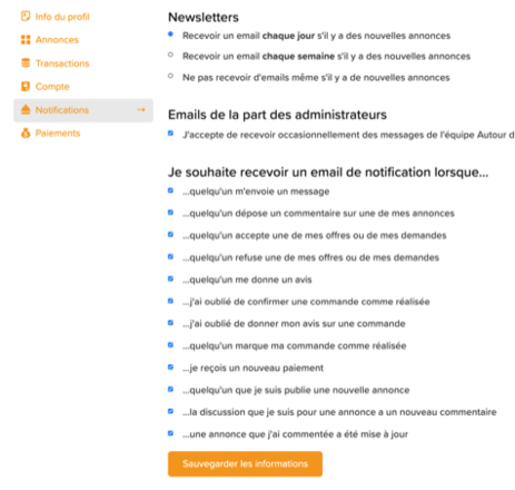 Recevoir la newsletter hebdomadaire ou quotidien