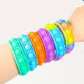 Buy Now: 100 Pieces Push Pop Bubble Wristband Fidget Toys