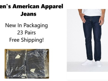 Buy Now: American Apparel Men's Jeans, 23 Pairs, NIP, Free Shipping!