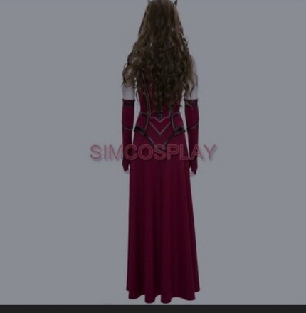 Marvel Wandavision Scarlet Witch Costume New, medium