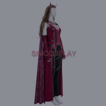 Marvel Wandavision Scarlet Witch Costume New, medium