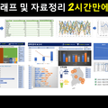  유료 서비스: 엑셀자료 정리 및 그래프을 이용한 데이터 시각화 (전자책)