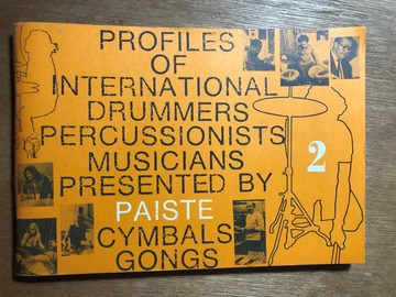 Selling with online payment: Paiste Artist Profiles 2 -- 1975