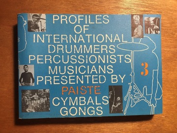 Selling with online payment: Paiste Artist Profiles 3 -- 1981