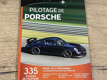 Vente: Coffret Wonderbox "Pilotage de Porsche" (99,90€)