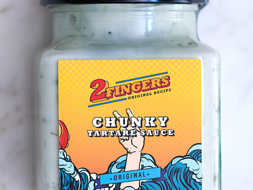 Selling: 2 Fingers Original Chunky Tartare Sauce